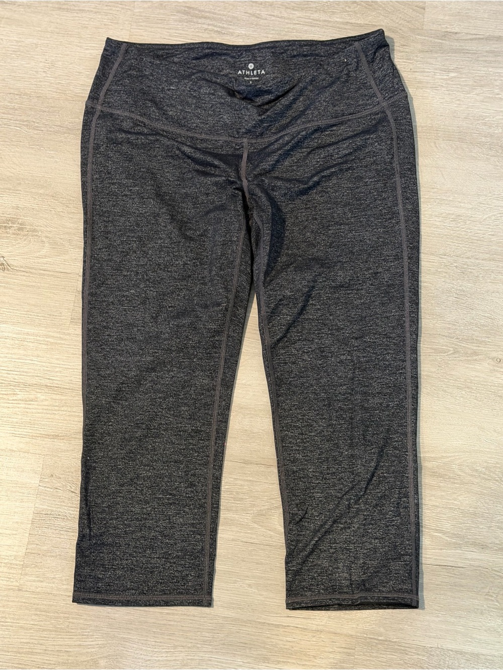 Athleta Dark Charcoal Capri Leggings